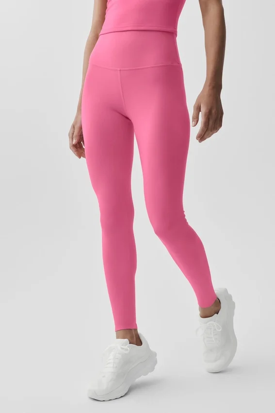Alo Softsculpt High-Waist Tights – Paradise Pink