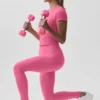 Alo Softsculpt High-Waist Tights – Paradise Pink