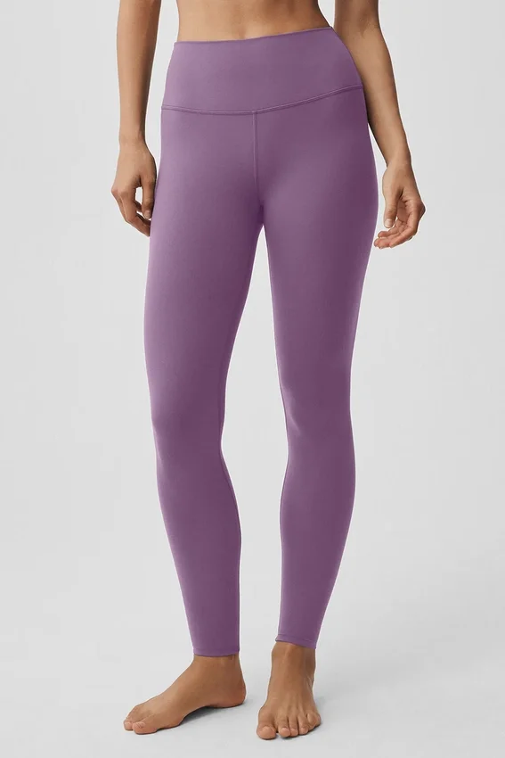 Alo Softsculpt High-Waist Tights – Plum Kiss