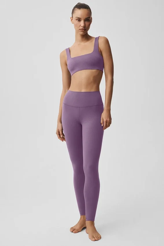 Alo Softsculpt High-Waist Tights – Plum Kiss