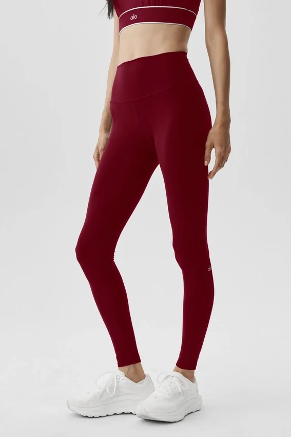 Alo Softsculpt High-Waist Tights – Summer Romance Red