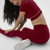 Alo Softsculpt High-Waist Tights – Summer Romance Red