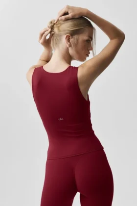 Alo Softsculpt No Nonsense BH-singleter – Summer Romance Red