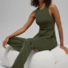 Alo Softsculpt Precision BH-tank i full lengde – grønn oliven