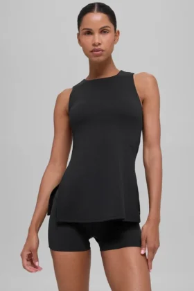Alo Softsculpt Precision BH-tank i full lengde – svart