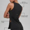 Alo Softsculpt Precision BH-tank i full lengde – svart