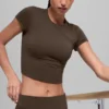 Alo Softsculpt Precision kortærmet topp – Espresso