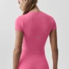 Alo Softsculpt Precision kortærmet topp – Paradise Pink