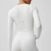 Alo Softsculpt Precision langermet – hvit