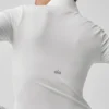 Alo Softsculpt Precision langermet med 1/4 glidelås – hvit