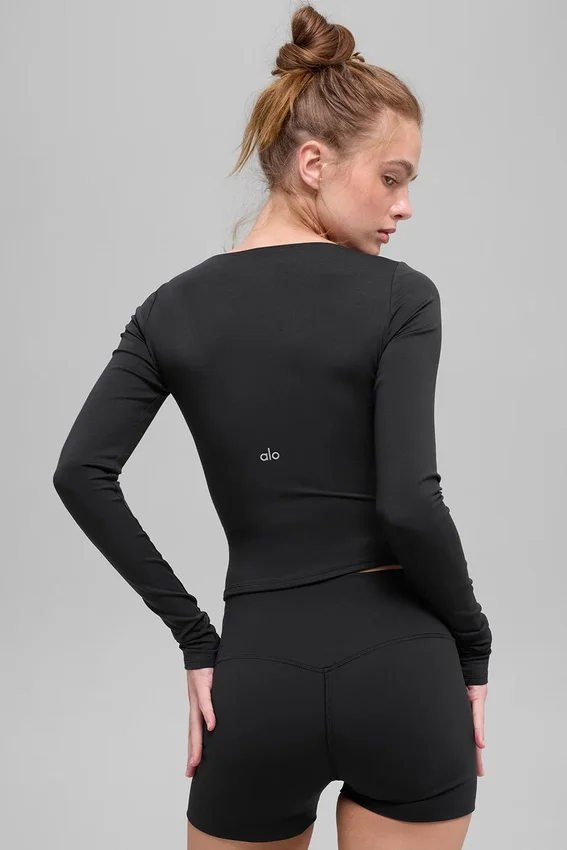 Alo Softsculpt Precision langermet – svart