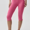Alo Softsculpt Shoreline Capri – Paradise Pink