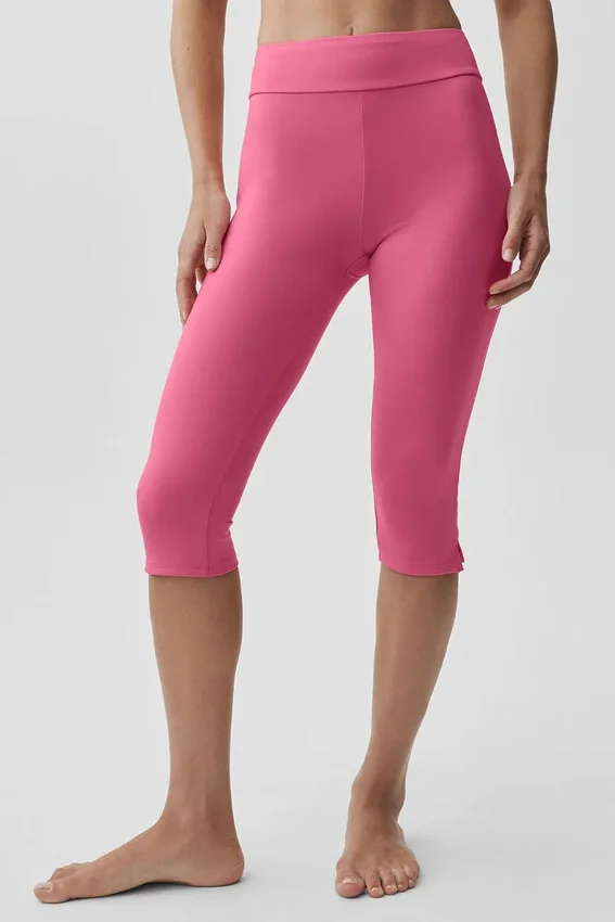Alo Softsculpt Shoreline Capri – Paradise Pink