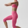 Alo Softsculpt Shoreline Capri – Paradise Pink