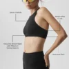 Alo Softsculpt Superset-BH – svart