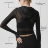 Alo Softsculpt Superset-jakke med full glidelås – svart