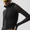 Alo Softsculpt Superset-jakke med full glidelås – svart