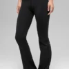 Alo Softsculpt tights med brettet linning og utvidet ben – svart