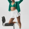 Alo Softsculpt Topspin tennisskjørt – hvit