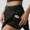 Alo Softsculpt Topspin tennisskjørt – svart