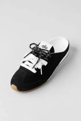 Alo Sunset Sneaker Mule – svart