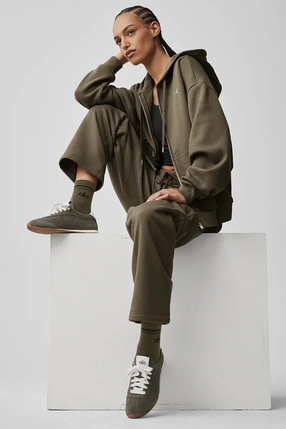 Alo Sunset Sneaker – Olive Tree