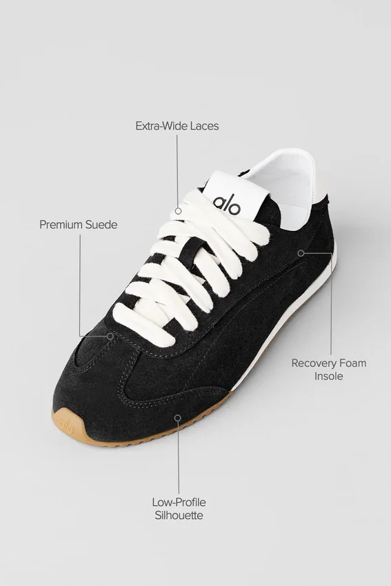 Alo Sunset Sneakers – svart