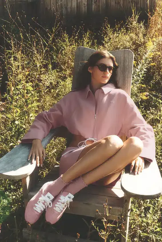 Alo Sunset Sneakers – vintage rosa