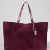 Alo Tranquility-handlenett – Bordeaux-semsket skinn