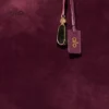 Alo Tranquility-handlenett – Bordeaux-semsket skinn
