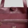 Alo Tranquility-handlenett – Bordeaux-semsket skinn