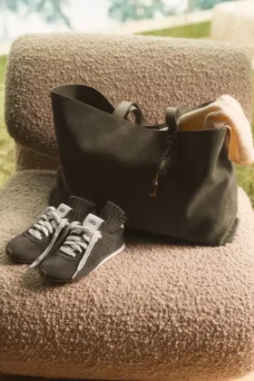 Alo Tranquility-handlenett – oliventrær-suede