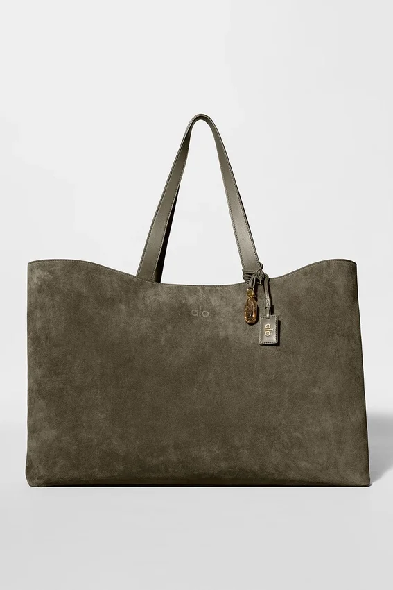 Alo Tranquility-handlenett – oliventrær-suede