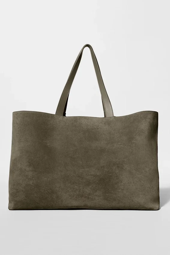 Alo Tranquility-handlenett – oliventrær-suede