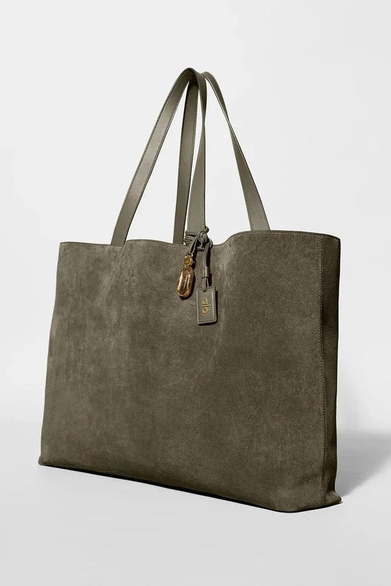 Alo Tranquility-handlenett – oliventrær-suede
