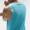 Alo Vapor Muscle Tank – Blue Breeze