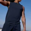 Alo Vapor Muscle Tank – Navy