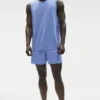 Alo Vapor Muscle Tank – Provence Blue