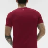 Alo Vapor T-shorts med rund hals og korte ermer – Garnet