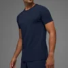 Alo Vapor T-skjorte med rund hals og korte ermer – Navy