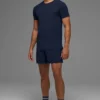 Alo Vapor T-skjorte med rund hals og korte ermer – Navy