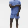 Alo Vapor T-skjorte med rund hals og korte ermer – Provence Blue