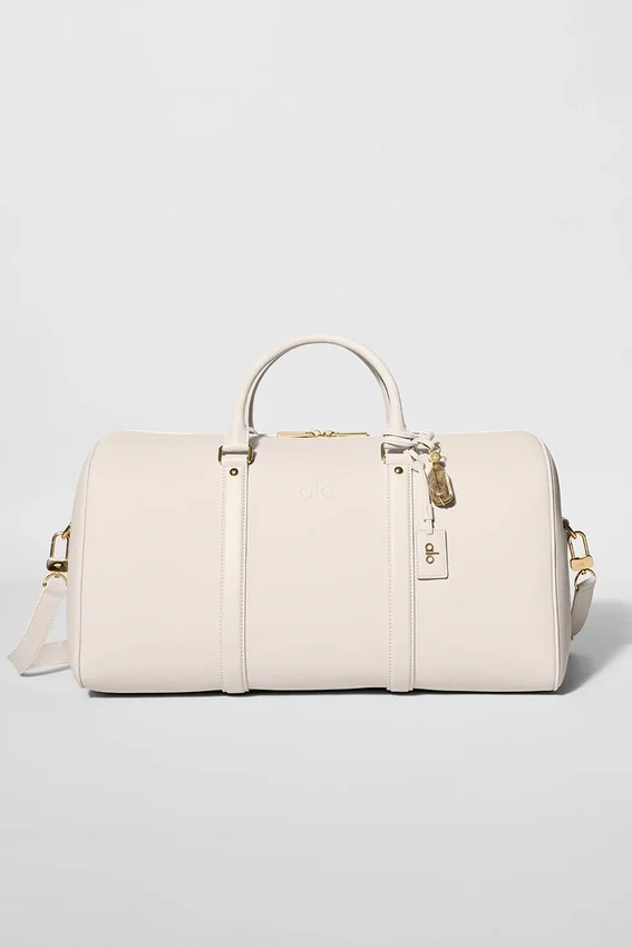 Alo Voyage Duffelbagger – benfarget skinn