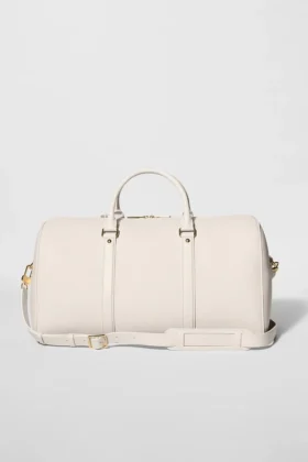 Alo Voyage Duffelbagger – benfarget skinn