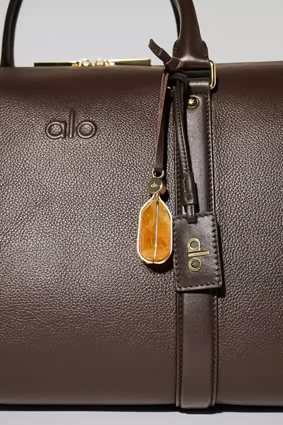 Alo Voyage Duffelbagger – Espresso-lær