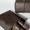 Alo Voyage Duffelbagger – Espresso-lær