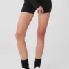 Alolux High-Waist Me Time Shorts – svart