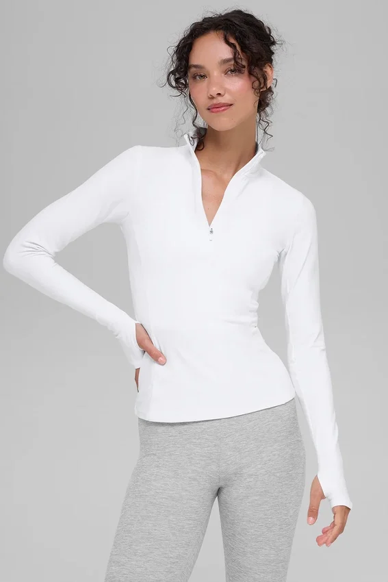 Alosoft 1/2 Zip Rapid Gensere – hvit