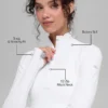 Alosoft 1/2 Zip Rapid Gensere – hvit
