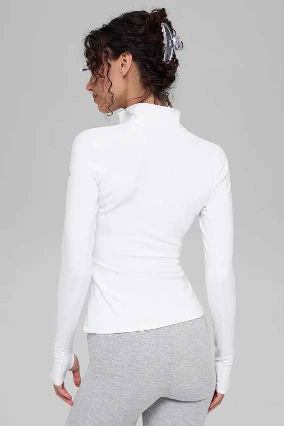 Alosoft 1/2 Zip Rapid Gensere – hvit